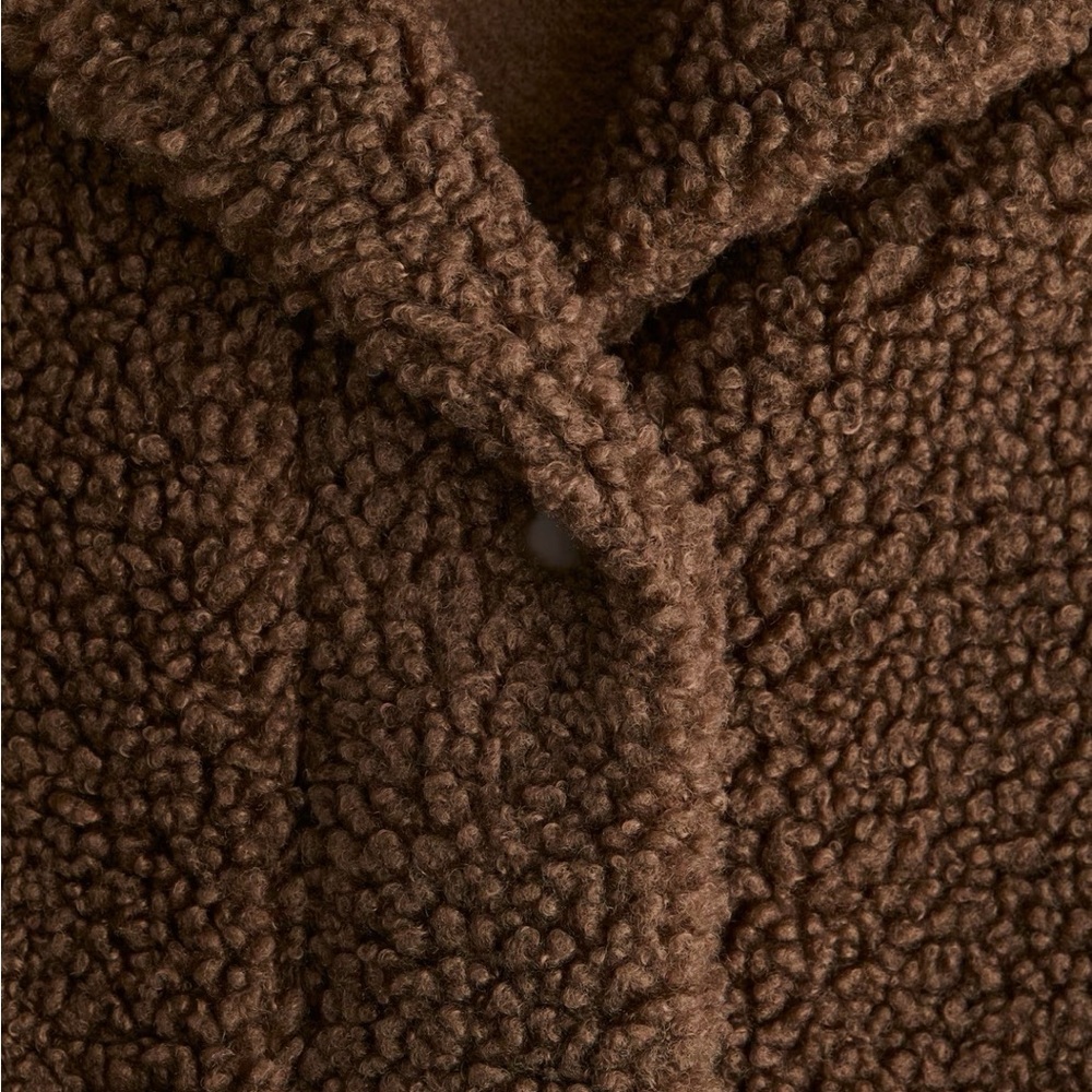 H&M Teddy Brown Jacket - Picture 4 of 7